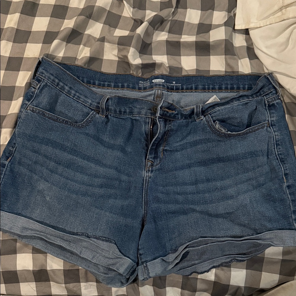 Old Navy Dark Blue Jean Shorts